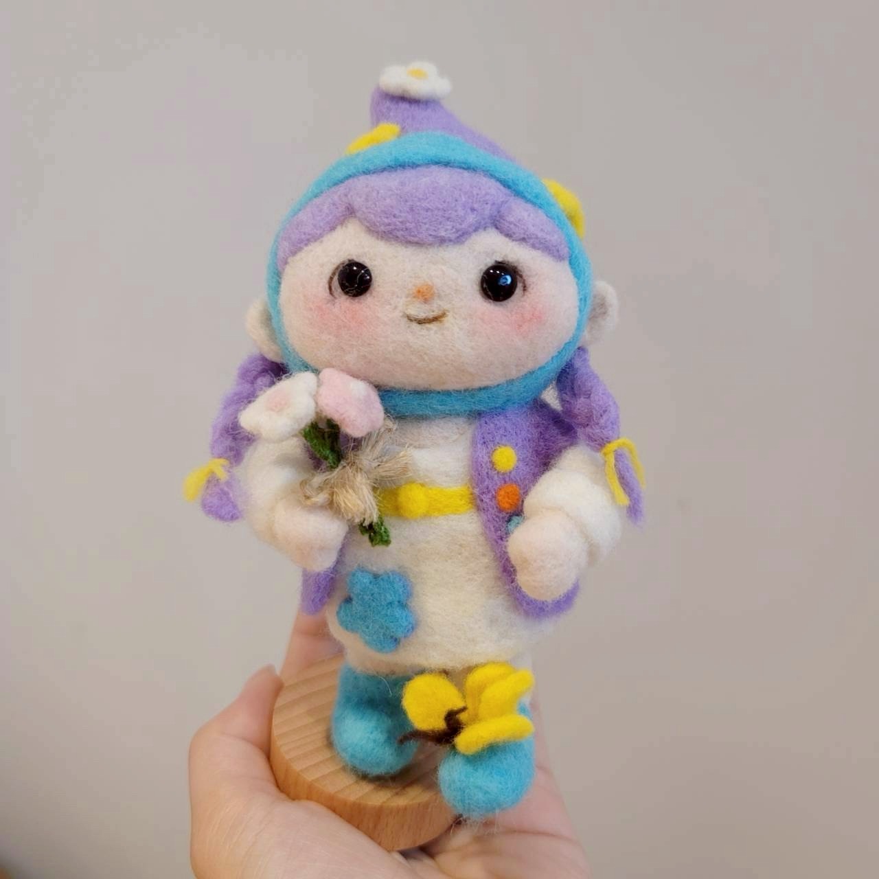 花語收藏家羊毛氈人偶